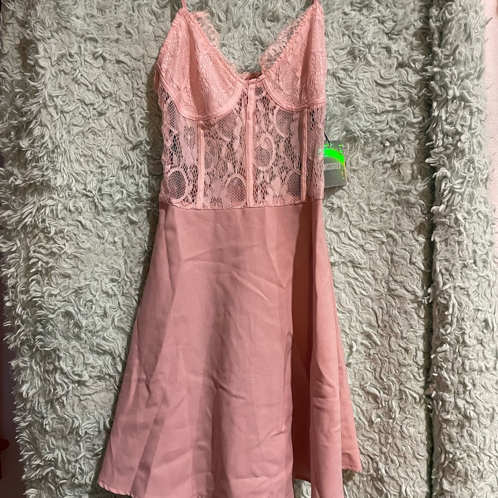 Misguided Pink Dress Size 4